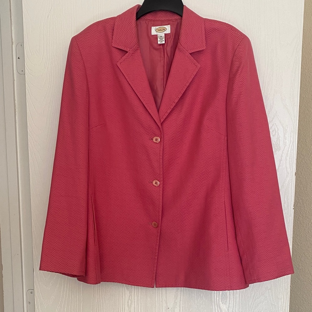 Talbots Classic Vintage Pink Blazer